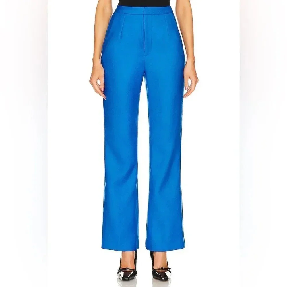 Equipment Cassian wool blend high-waisted trousers